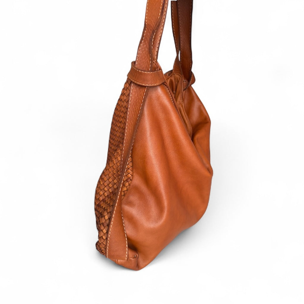 Cervo Italian Leather Shoulder Bag