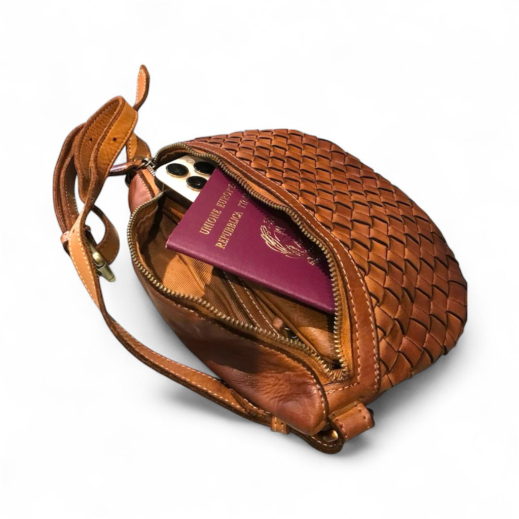 Palau Italian Leather Crossbody Bag