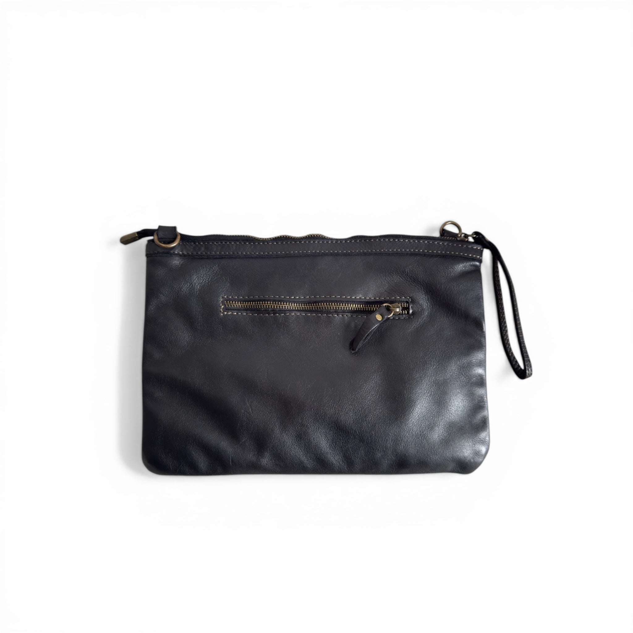 Leather purses made in Italy in classic neutral tones