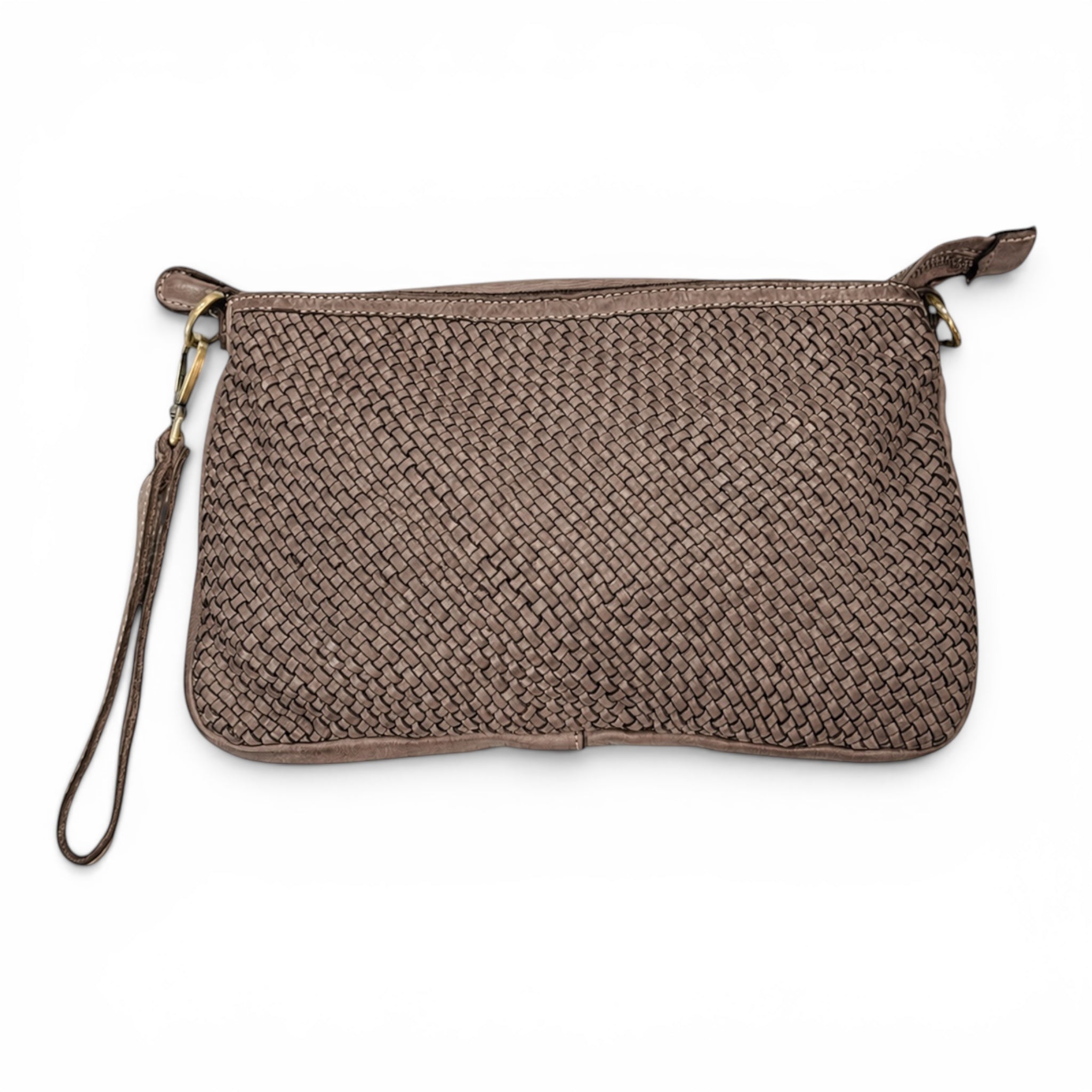 Leather purses made in Italy in classic neutral tones