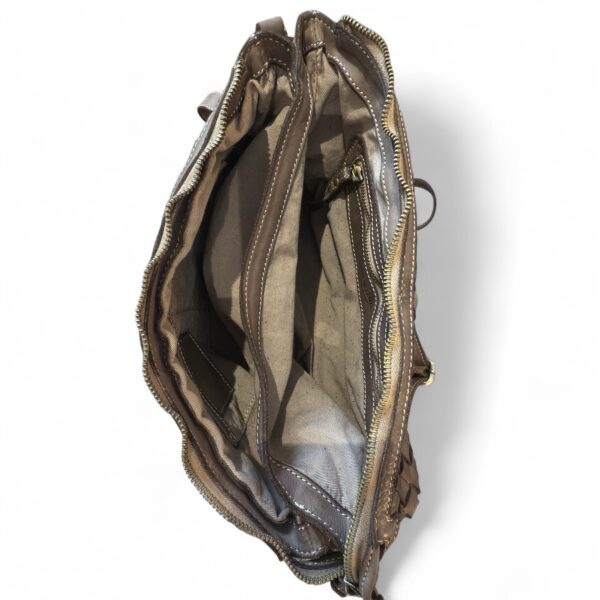 Sennori Grande Handwoven Italian Leather Pouch