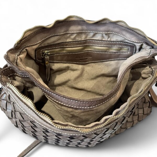 Sennori Grande Handwoven Italian Leather Pouch